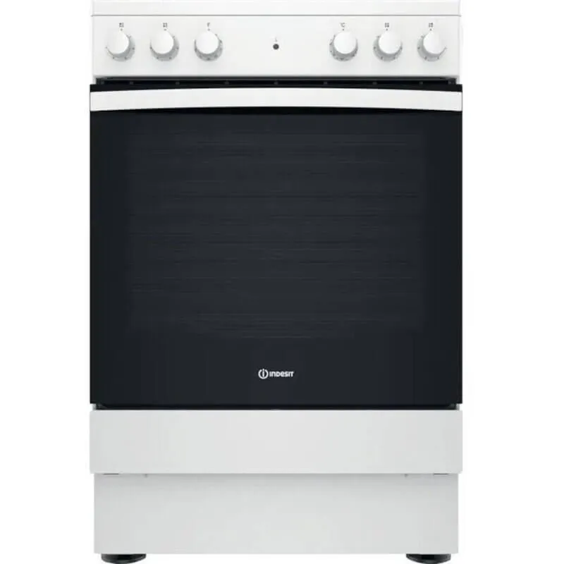 Indesit IS67V5KHW 60cm Electric Cooker with Ceramic Hob - White