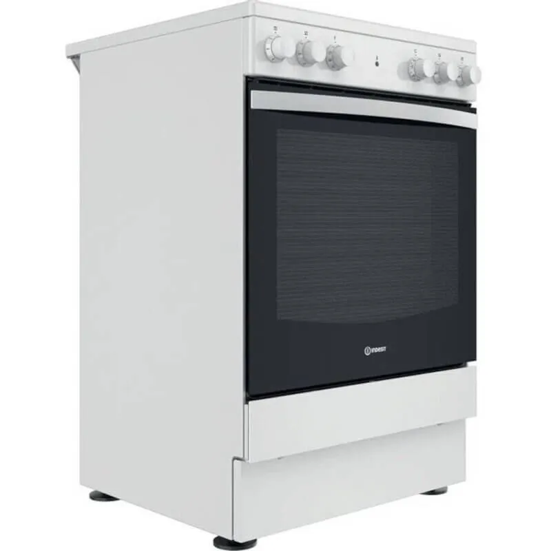 Indesit IS67V5KHW 60cm Electric Cooker with Ceramic Hob - White