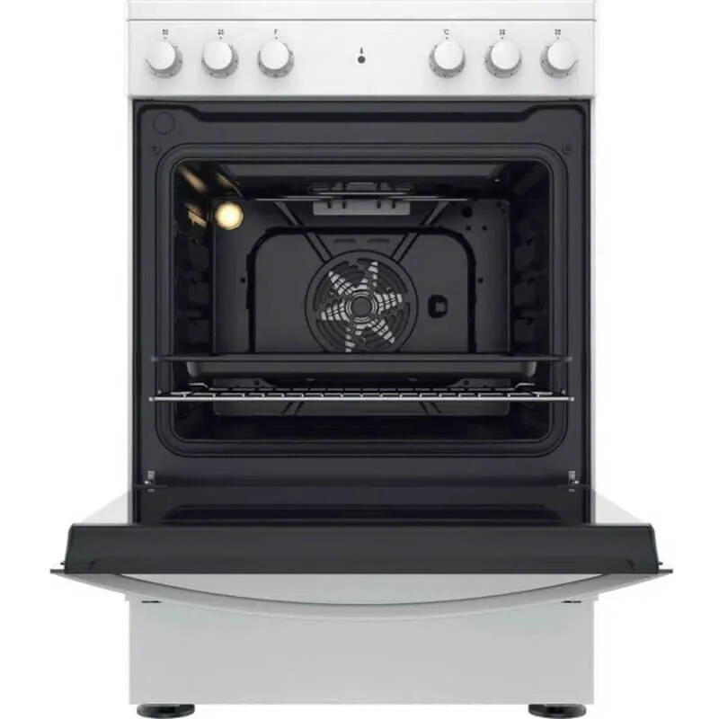 Indesit IS67V5KHW 60cm Electric Cooker with Ceramic Hob - White