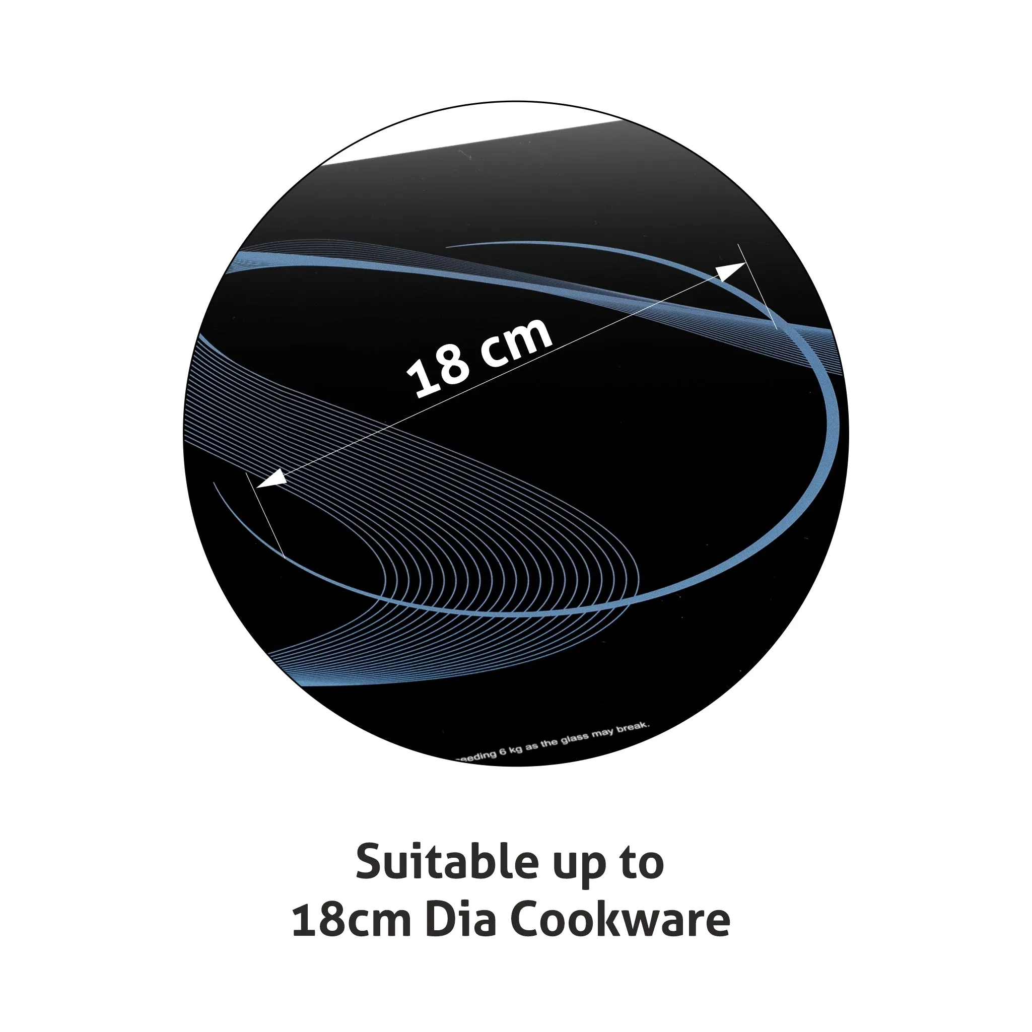 Infrared Cooktop with 3 Preset Cooking Functions 2000W- SA-3075IR