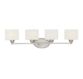 Kane 4-Light Bath Vanity in Satin Nickel