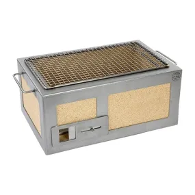 Kasai Little Konro Hibachi Grill with Stainless Steel Frame For 2 - 4 People - HW413