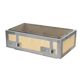 Kasai XL Konro Hibachi Grill with Stainless Steel Frame For 8 - 10 People - HW417
