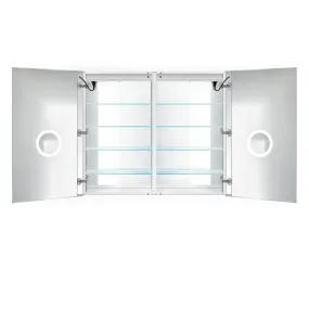 Krugg Svange 48″ X 42″ LED Medicine Cabinet w/Dimmer & Defogger