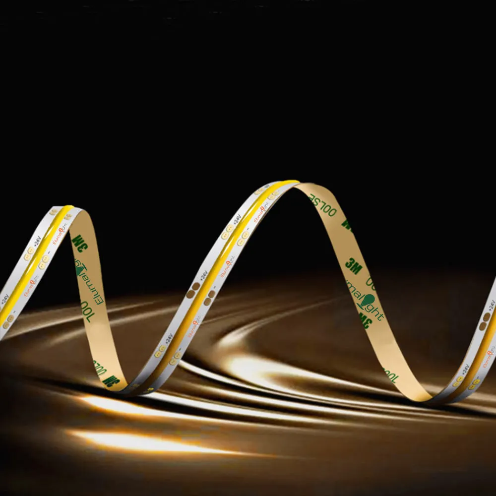 LED COB Flexible Tape Lights 24V DC 16 ft or 100 ft Reel