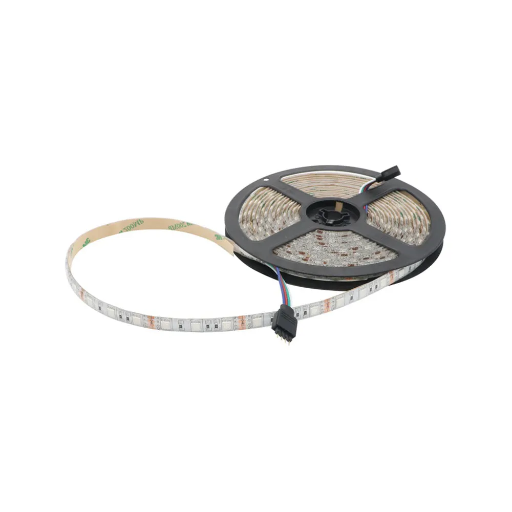 LED RGB Tape Light Kits 12V DC 16 ft Reel