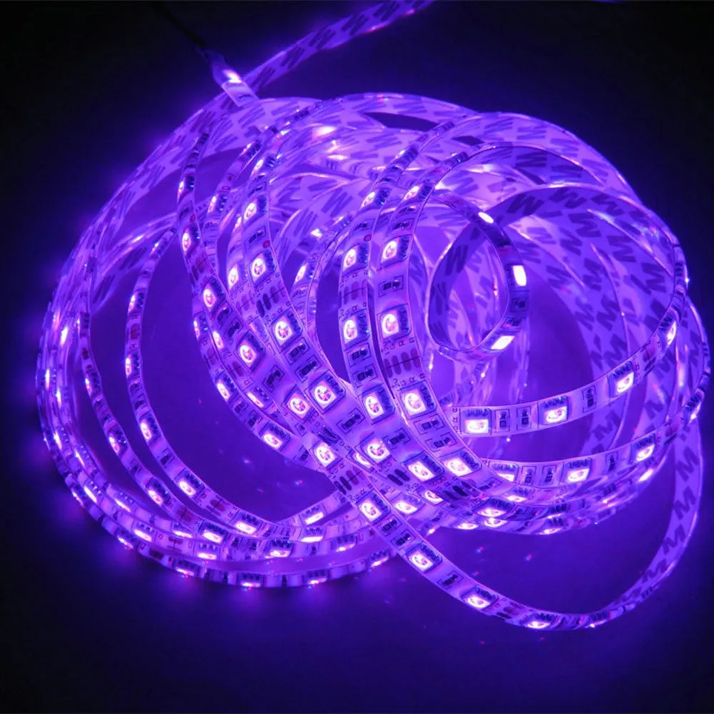 LED RGB Tape Lights 12V DC 16 ft Reel