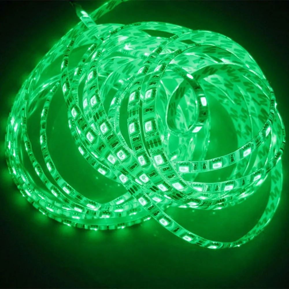 LED RGB Tape Lights 12V DC 16 ft Reel