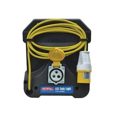 LED Task Light with Power Take Off 20W 110V