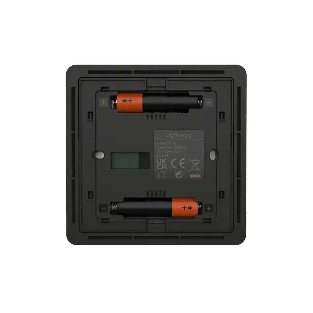 Lightwave LP51-SS 1 Gang Wireless Smart Dimmer Switch - Stainless Steel