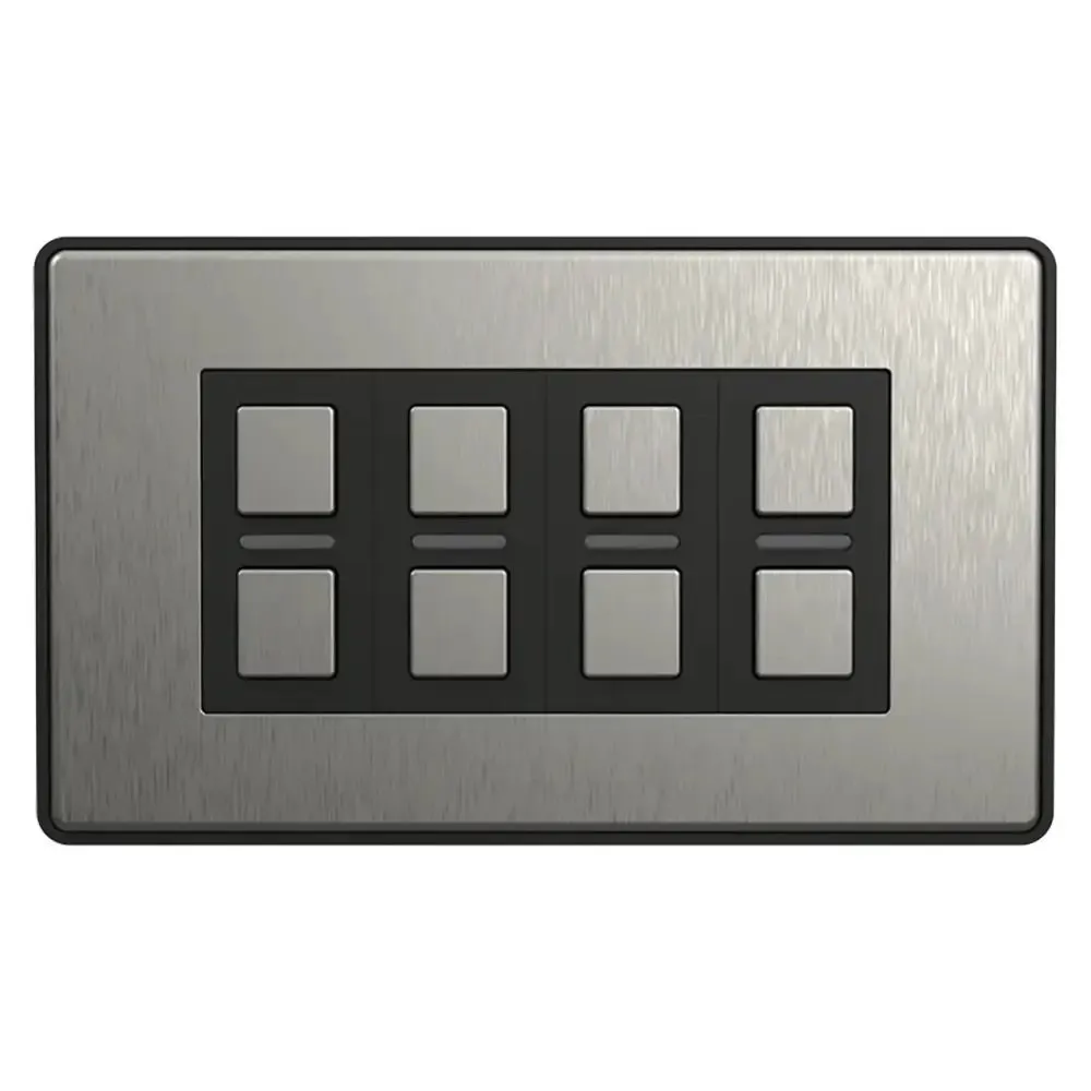 Lightwave LP54-SS 4 Gang Wire-Free Smart Dimmer Switch - Stainless Steel