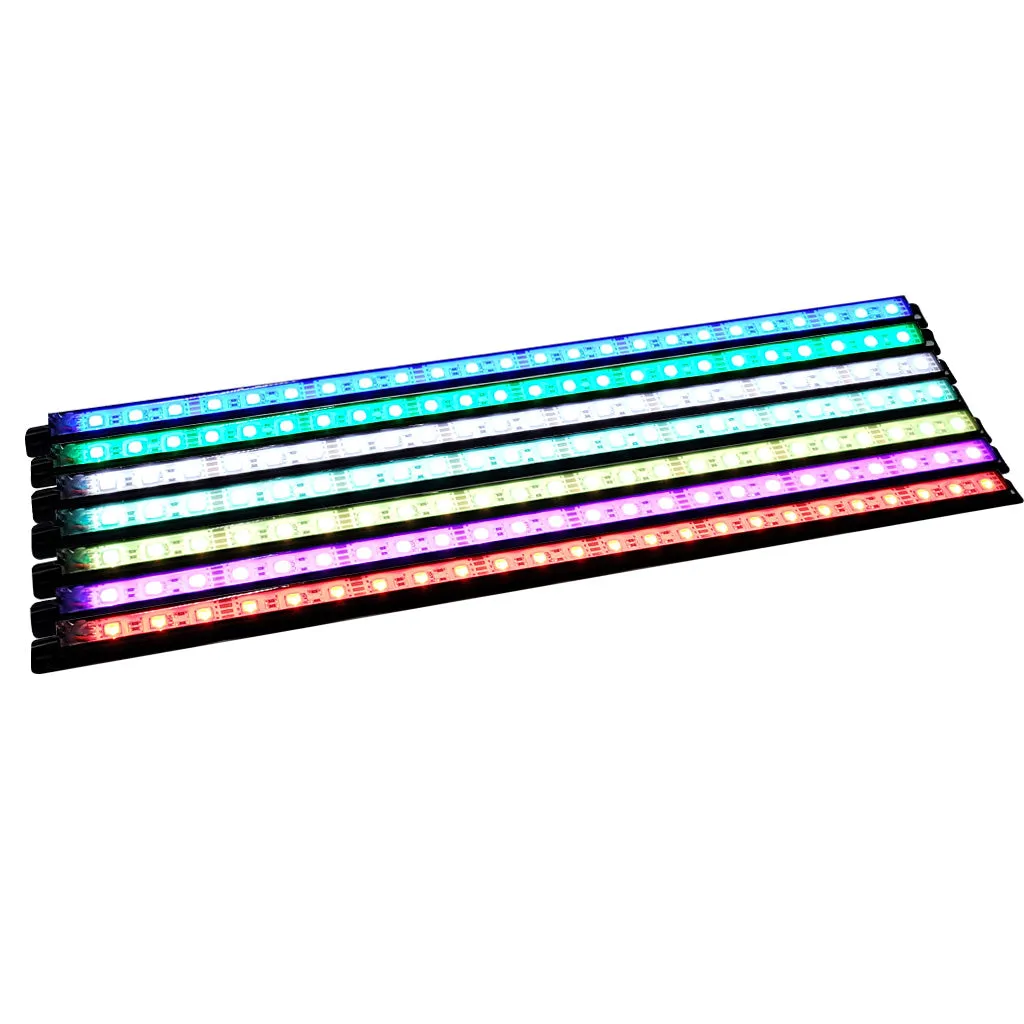 Linear Waterproof LED Channel Light - Black Housing - RGBW