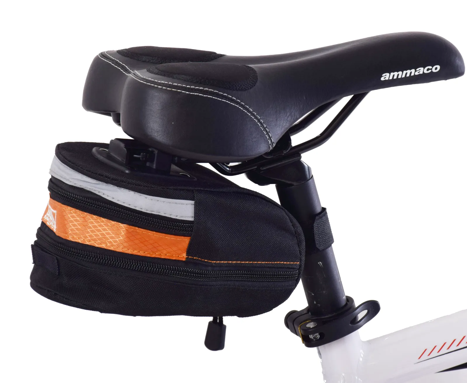 Men’s Bike Saddle Bag   Triangle Frame Bag Cycle Bargain 2 Piece Luggage Set Orange