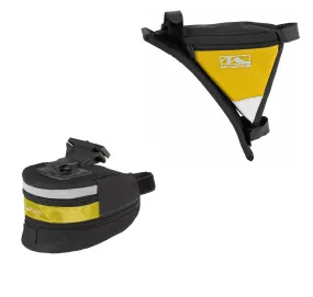 Men’s Bike Saddle Bag   Triangle Frame Bag Cycle Bargain 2 Piece Luggage Set Yellow