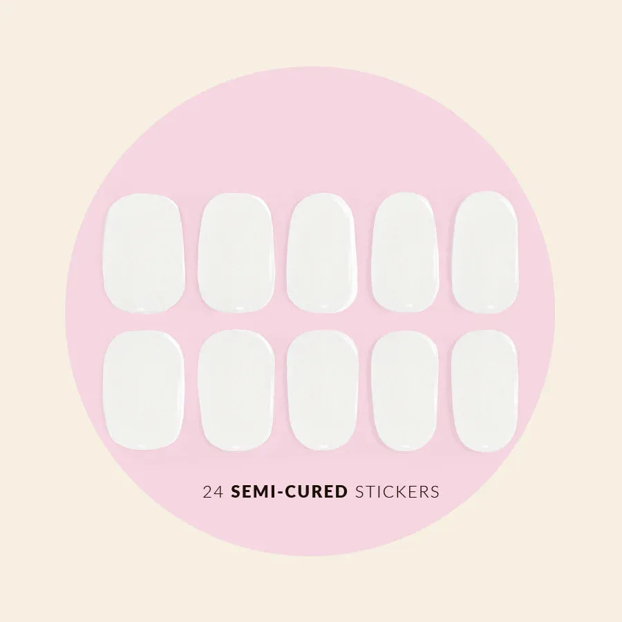 Mitty Semi-Cured Gel Nail Stickers - Fluffy Clouds