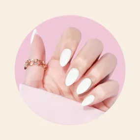 Mitty Semi-Cured Gel Nail Stickers - Fluffy Clouds