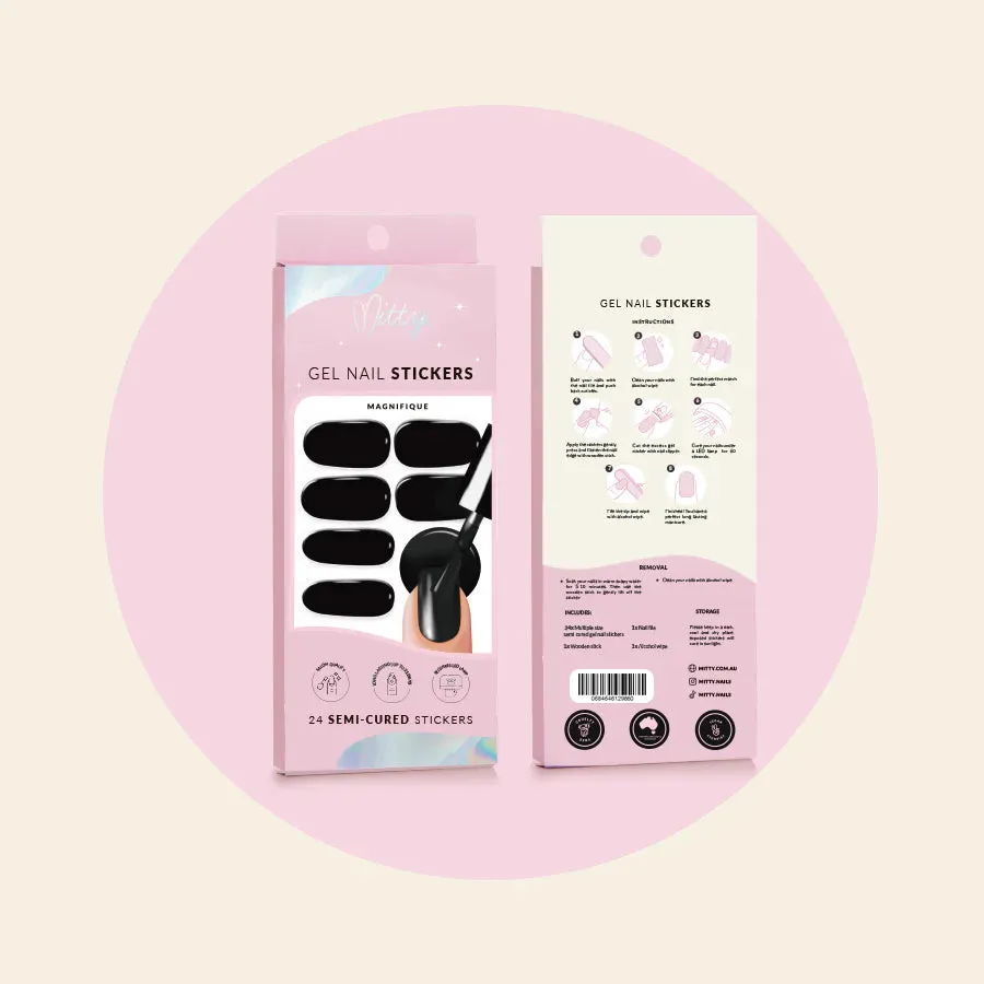 Mitty Semi-Cured Gel Nail Stickers - Magnifique