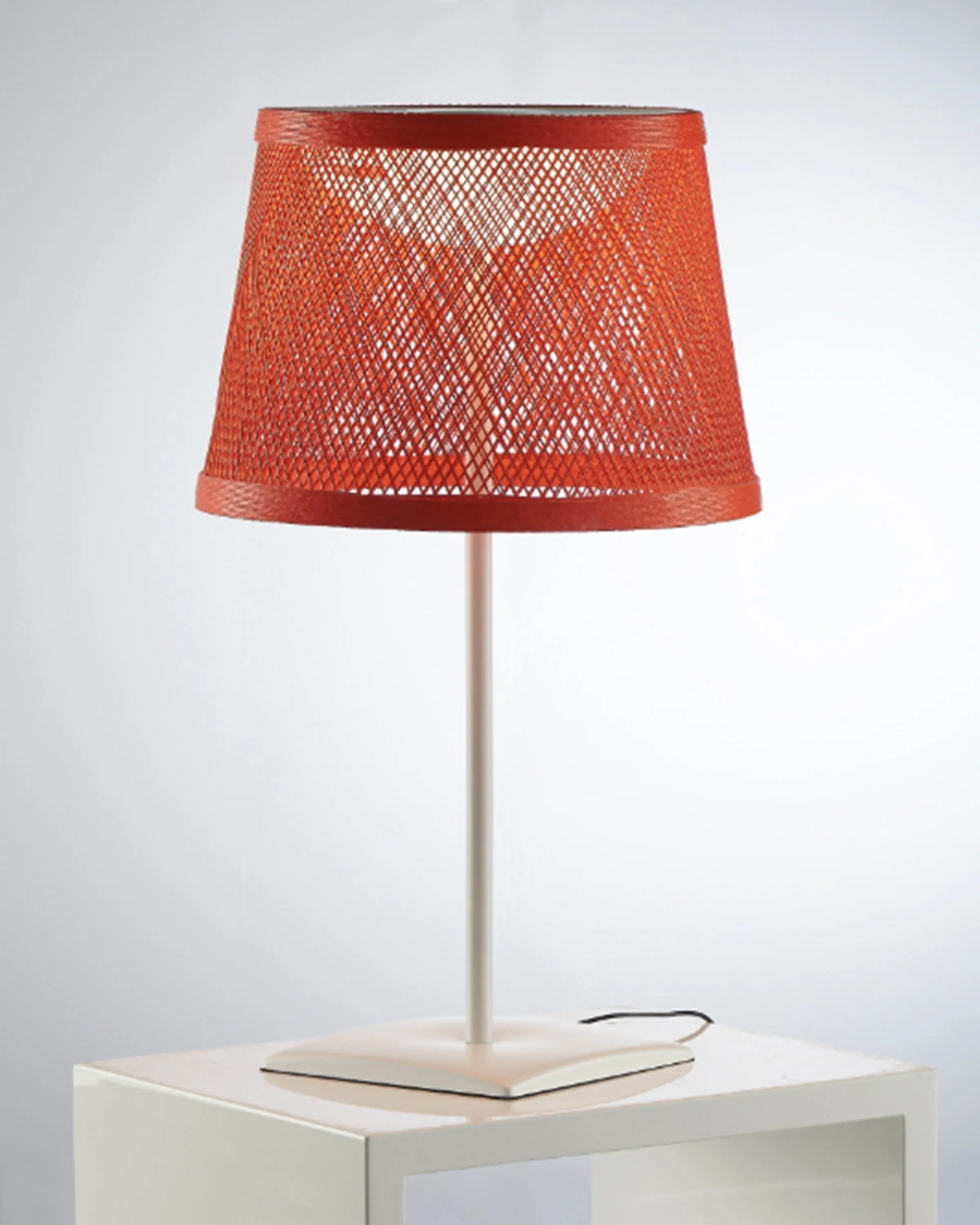 Modern Exce Glass And Fibre Table Lamp