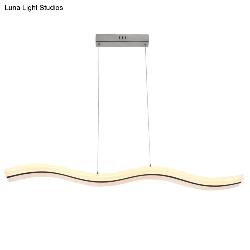 Modern Style LED Island Pendant Light with Acrylic Shade