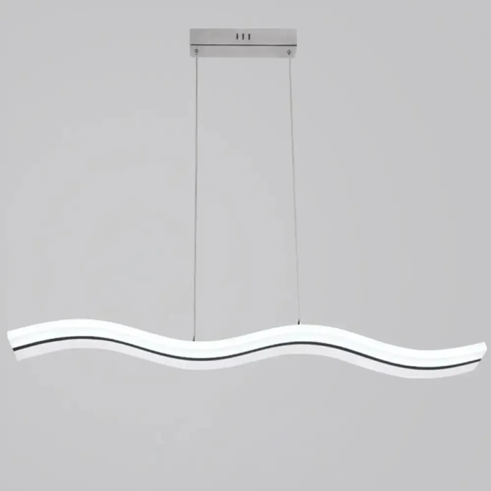 Modern Style LED Island Pendant Light with Acrylic Shade
