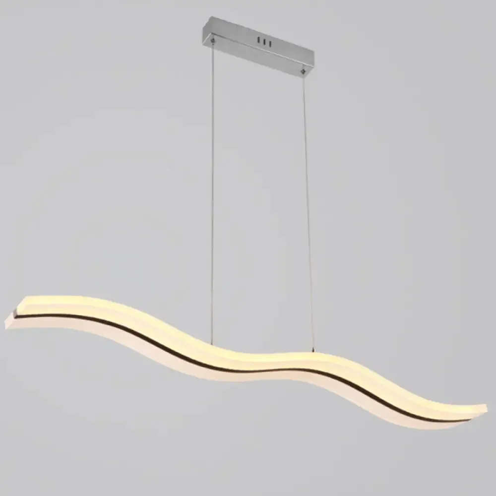 Modern Style LED Island Pendant Light with Acrylic Shade