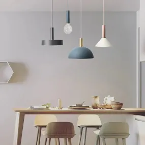 Modren Simple Pendant Lights DIY Nordic E27 Hanging Pendant Lamps Restaurant Bar Living Room Bedside Lighting Fixtures Luminaire