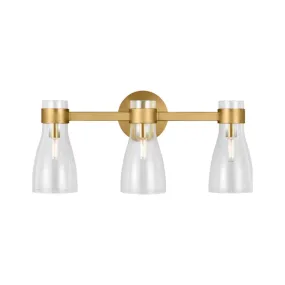 Moritz 24 in. 3 Lights Vanity Light Brushed Brass Finish