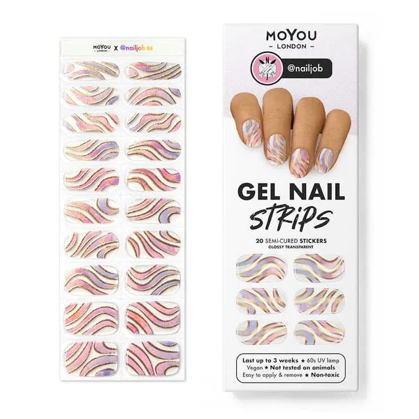 MoYou London Gel Nail Strip ★ @NAILJOB 03