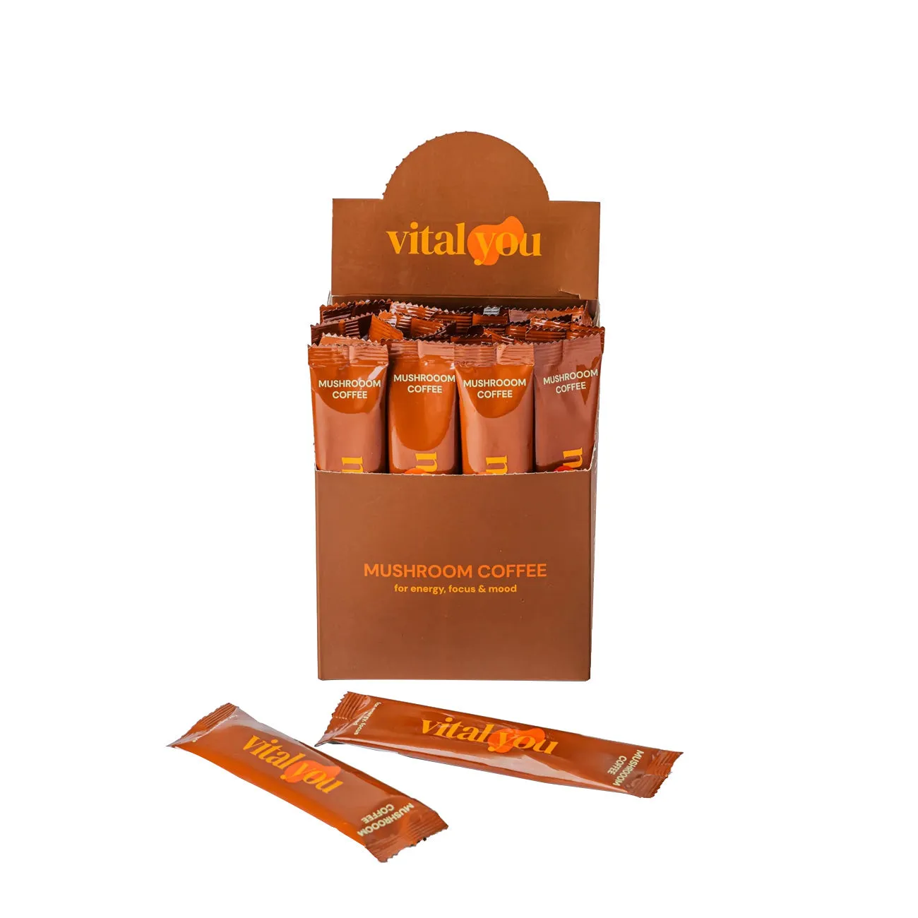 Mushroom Coffee Powder Sachets
