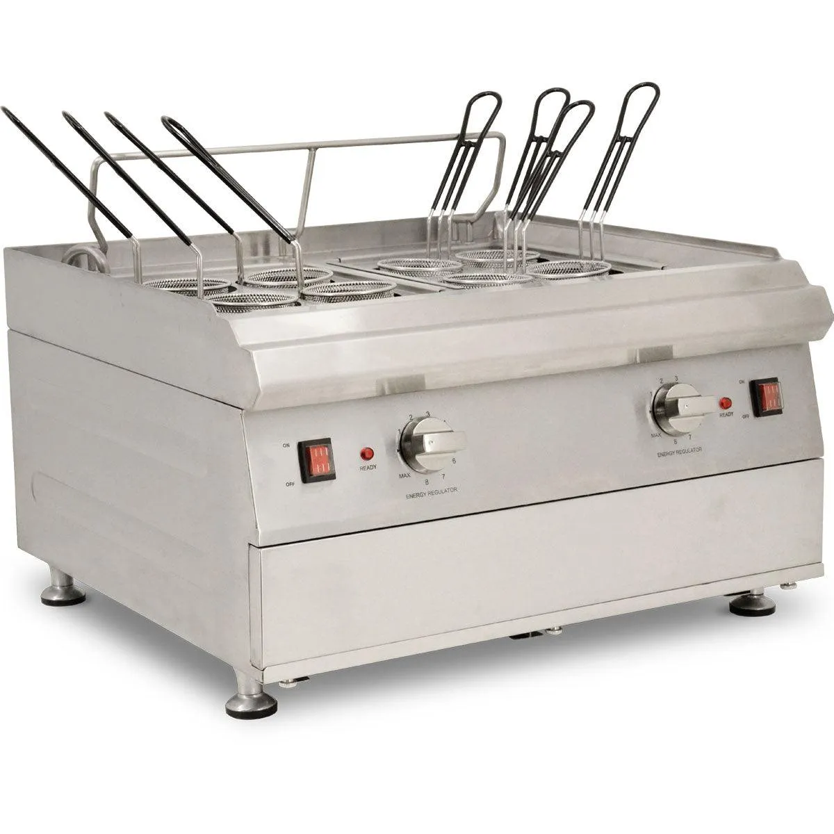 Nella 18L Countertop Double Tank Electric Pasta Cooker - 41883