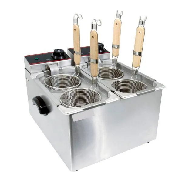 Nella 8L Countertop Electric Pasta Cooker with 4 Baskets - 43558