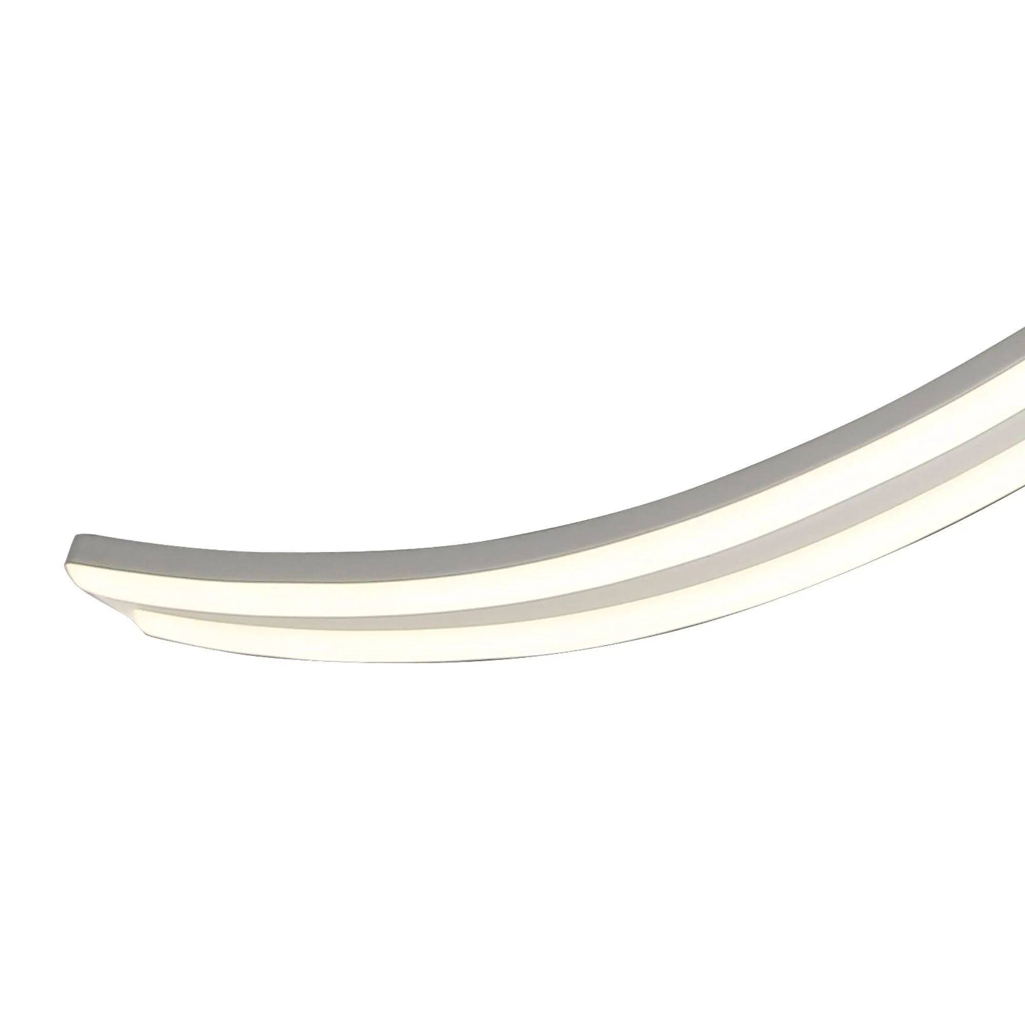 Nelson Lighting NL70929 Josh 2 Light Ceiling LED White