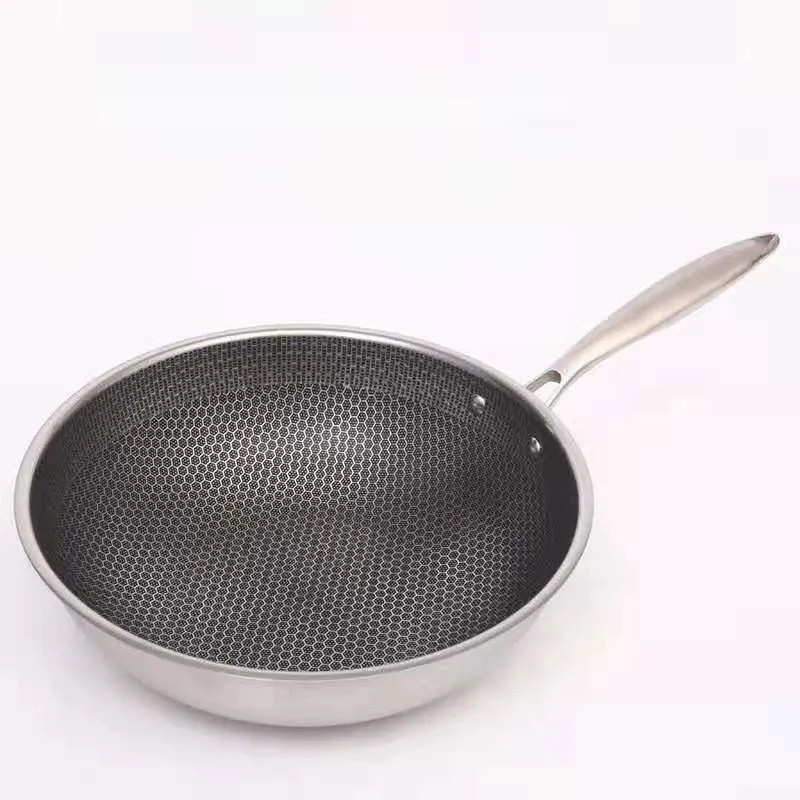 Non-Stick Stainless Steel Frying Pan