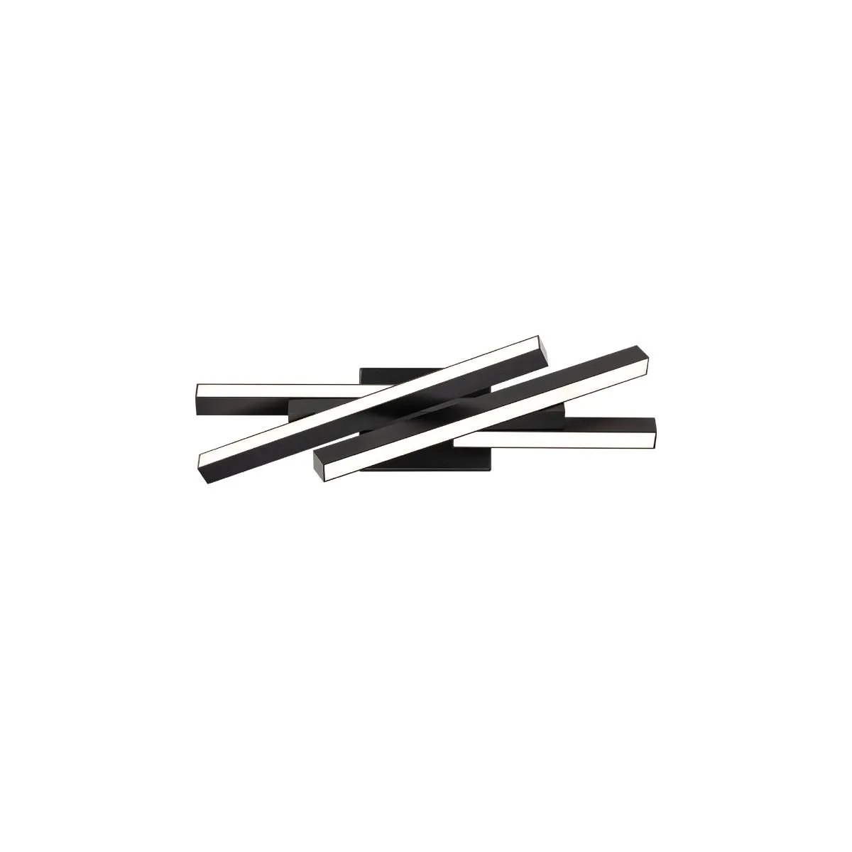 Parallax 20 in. LED Vanity Light 3000K Black finish