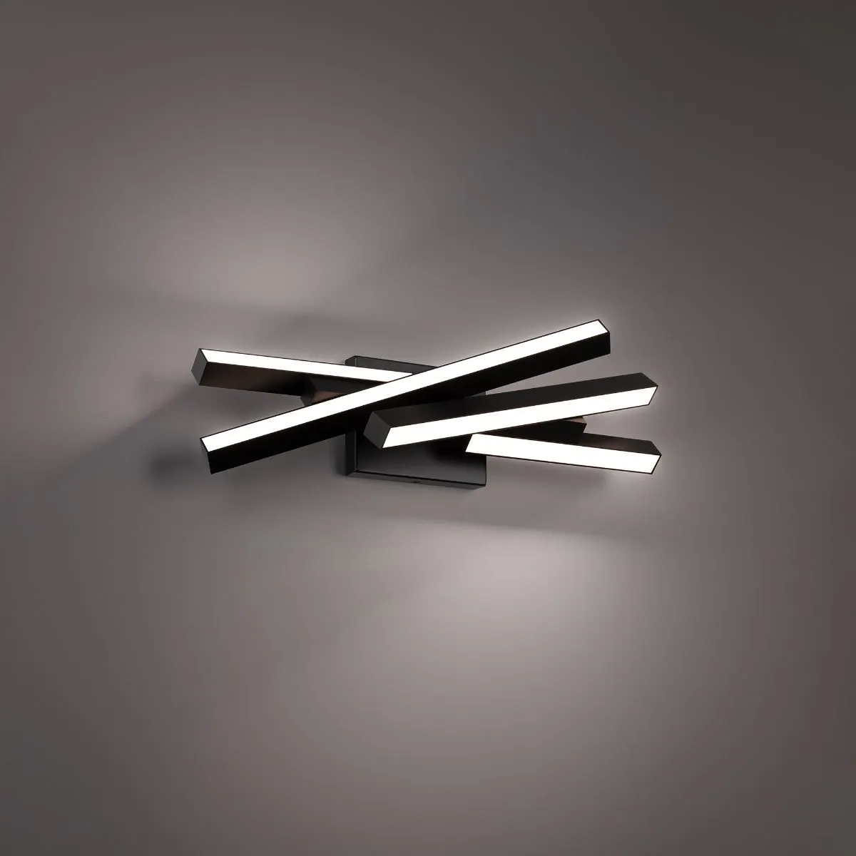 Parallax 20 in. LED Vanity Light 3000K Black finish