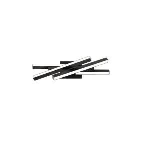 Parallax 20 in. LED Vanity Light 3000K Black finish