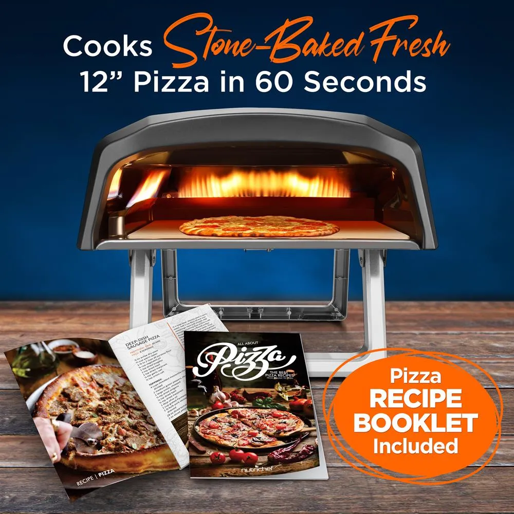 Portable Outdoor Pizza Oven - Gas Fired, Fire & Stone Outdoor Pizza Oven