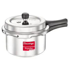 Prestige Popular Svachh Pressure Cooker Aluminium 3L Silver 10165