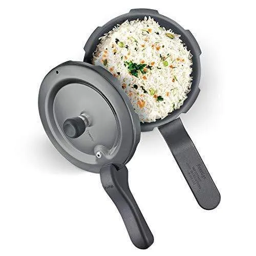 Prestige Svachh Induction Base Hard Anadoised Pressure Cooker 3 Litre