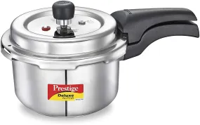 Prestige Svachh Stainless steel Deluxe Alpha PRESSURE COOKER, Sizes Available 2 Litre