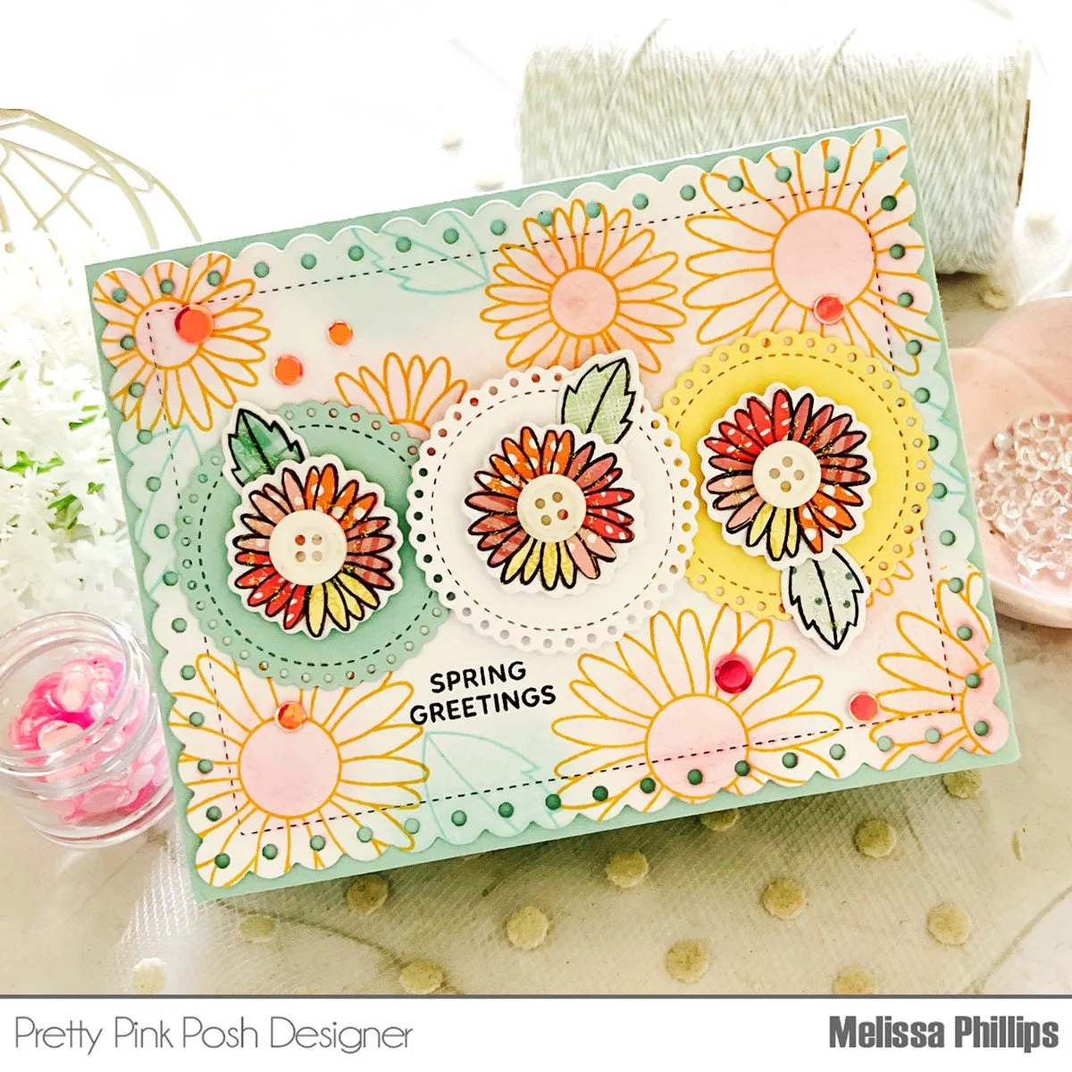 PRETTY PINK POSH:  Sentiment Strips | Easter | Stamp