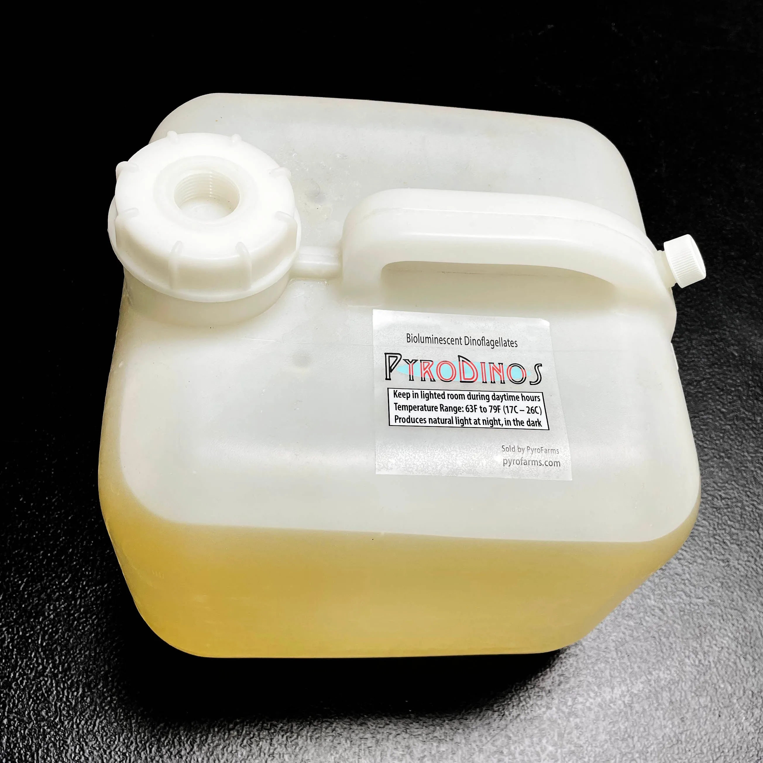 PyroDinos bioluminescent plankton - 2.5 gallons (10L)