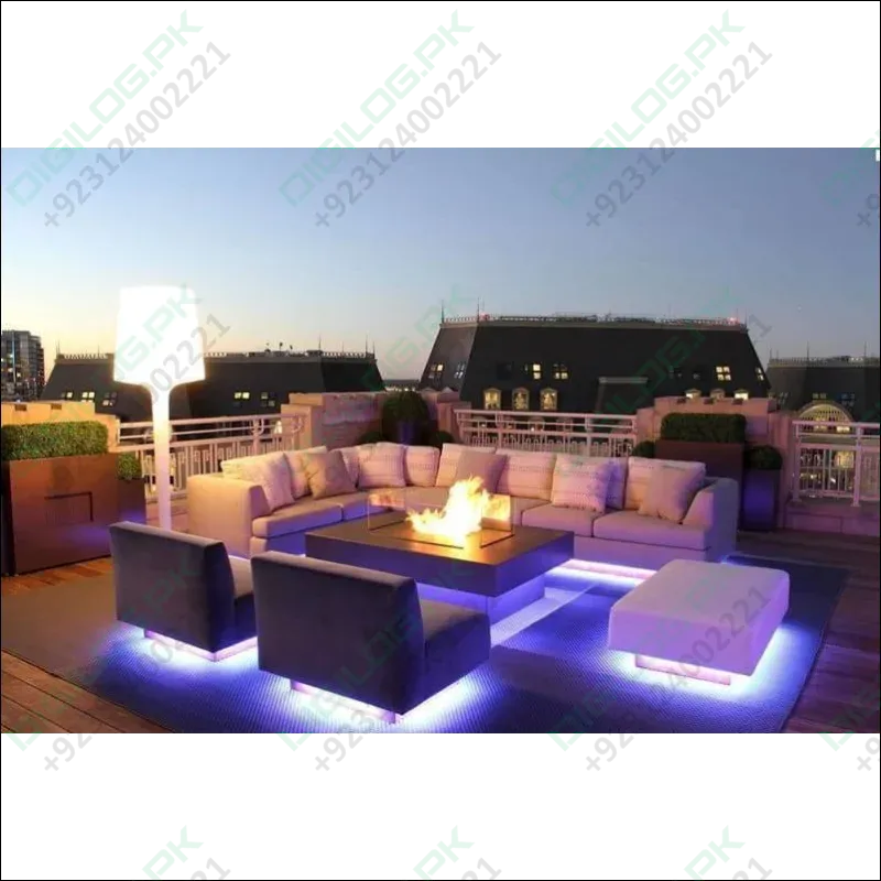 Rgb Led Strip With Remote And Power Supply White Background 12v 5meter 24 Key Remote