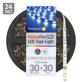 RibbonFlex Pro 24V RGB W LED Strip Light Tape 30   30 LED/m