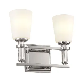 Rosalind 14 in. 2 Lights Vanity Light Polished Nickel finish
