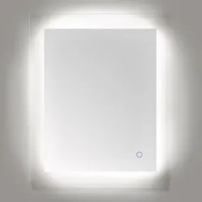Royal 24 in. x 32 in. LED Wall Mirror with Touch On/Off Dimmer Function