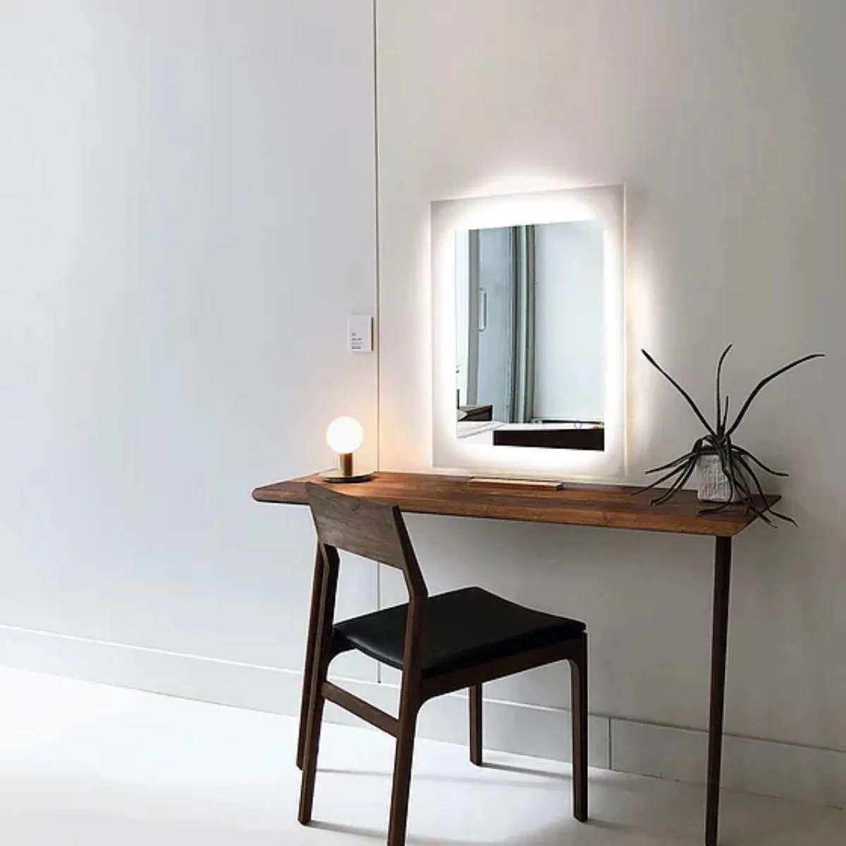 Royal 24 in. x 32 in. LED Wall Mirror with Touch On/Off Dimmer Function