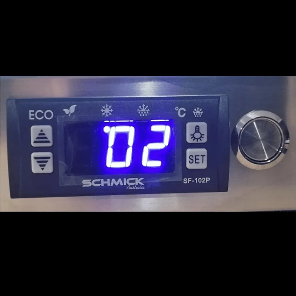 Schmick SK146-SD 164L Stainless Steel Under Bench Bar Fridge