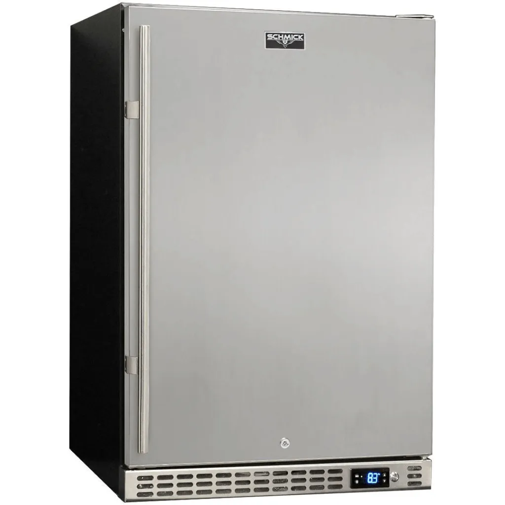 Schmick SK146-SD 164L Stainless Steel Under Bench Bar Fridge