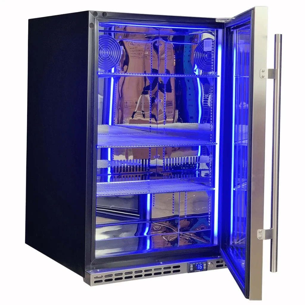 Schmick SK146R-HD 164L Black Under Bench Bar Fridge
